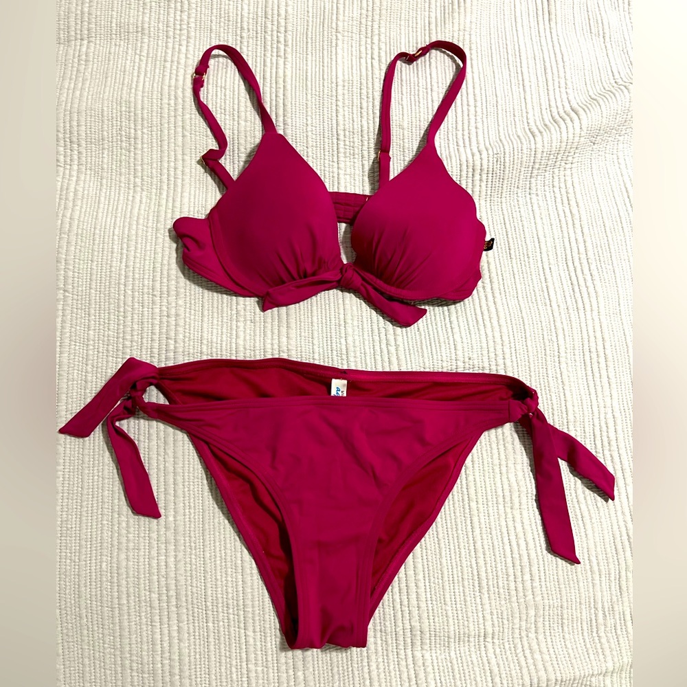 Push up magenta bikini - La Vie en Rose